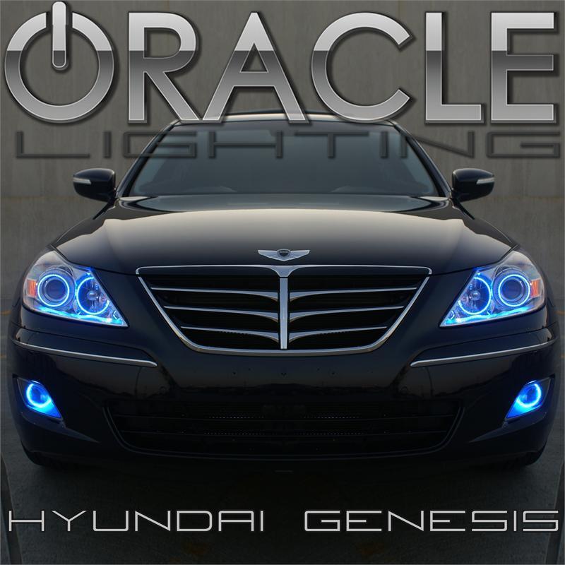 ORACLE Lighting Oracle Hyundai Genesis 09-10 Halo Kit - ColorSHIFT w/ BC1 Controller