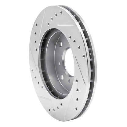 R1 Concepts R1 1998-2002 Acura CL Front Right Drilled & Slotted Silver Brake Rotor