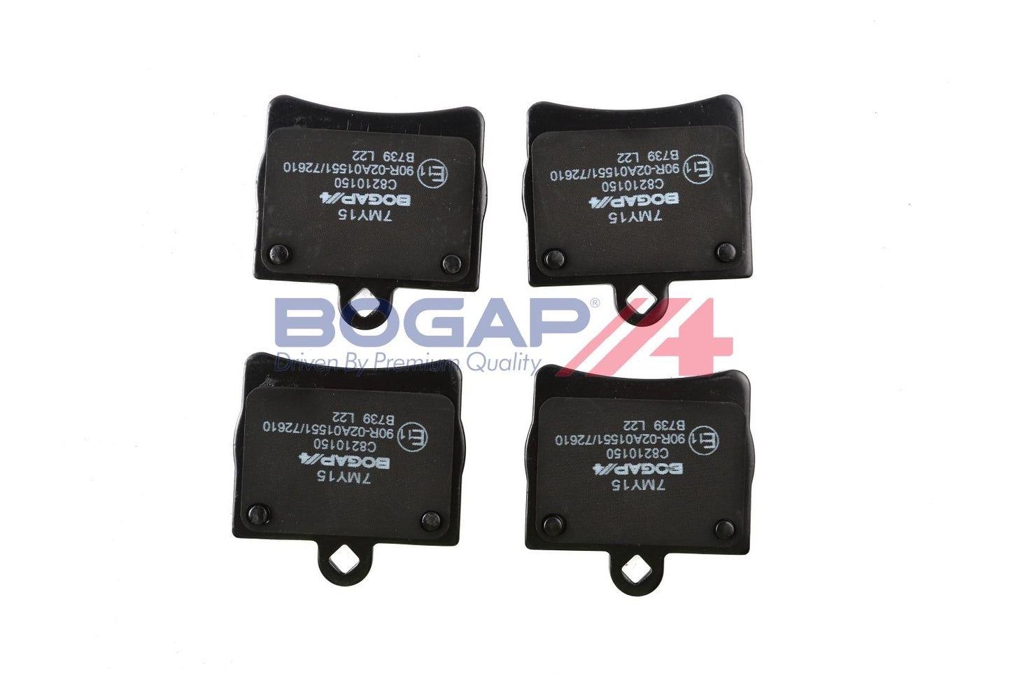 BOGAP C8210150 Brake Pad Set, Disc Brake
