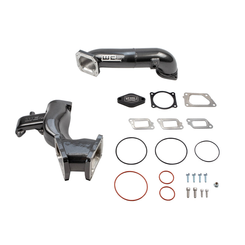 Wehrli 11-16 Chevrolet 6.6L LML Duramax High Flow Y-Bridge Kit - Sparkle Bomber Orange