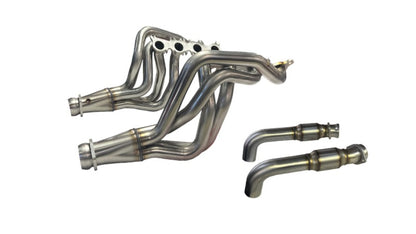 Kooks Headers Kooks 15-24 Ford Mustang GT/Dark Horse V8 5.0L 1-7/8in SS Headers w/ GREEN Catted Connection Pipe