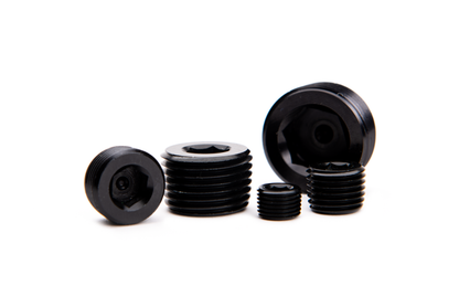 Fleece Performance Universal 3/4in NPT Hex Socket Plug - Black