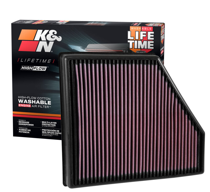K&N Engineering K&N 2016 Chevy Camaro SS 6.2L Drop In Air Filter