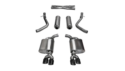 CORSA Performance Corsa 2015-2016 Dodge Challenger Xtreme Cat-Back Dual Rear Exit with Twin 3.5in Black Pro-SeriesTips