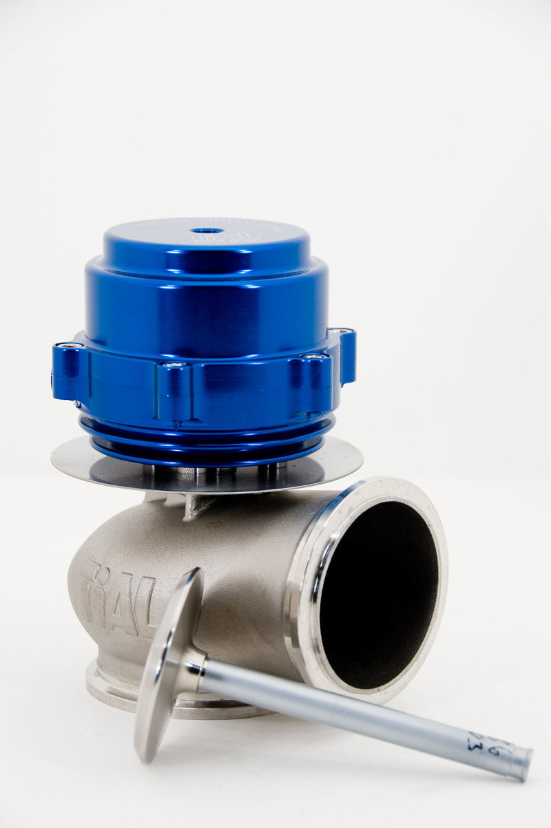 TiALSport TiAL Sport V60 Wastegate 60mm .299 Bar (4.34 PSI) w/Clamps - Blue