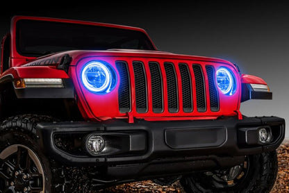 ORACLE Lighting Oracle Jeep Wrangler JL/Gladiator JT LED Surface Mount Headlight Halo Kit - ColorSHIFT