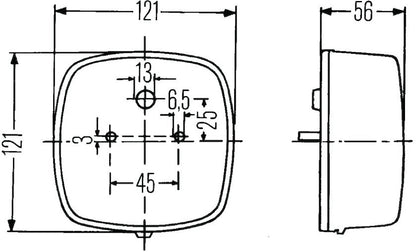 Hella 2578 Stop / Turn / Tail / License Plate Lamp