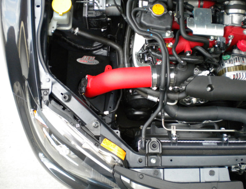 AEM Induction AEM 08-11 WRX/STi Wrinkle Red Cold Air Intake