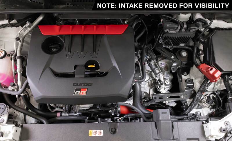 K&N Engineering K&N 23-24 Toyota GR Corolla L3 1.6L Charge Pipe Kit - Wrinkle Red