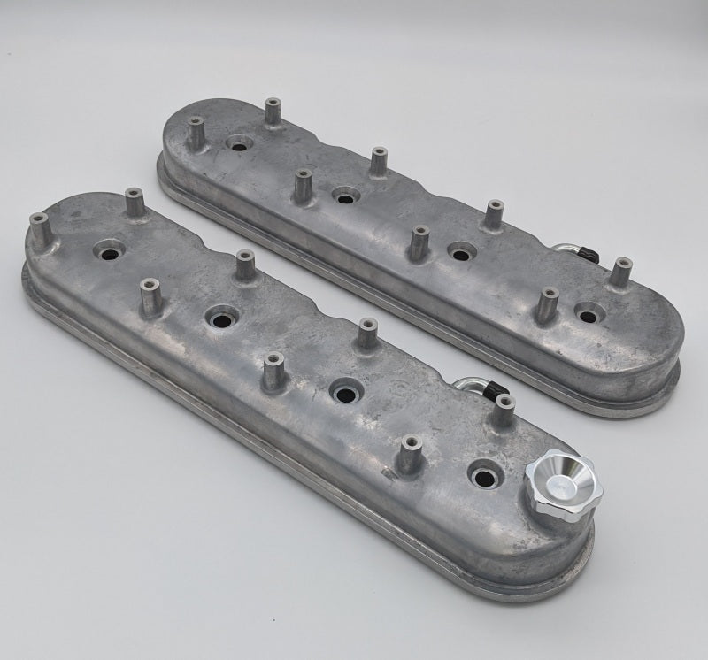 Granatelli Motor Sports Granatelli 96-22 GM LS Tall Valve Cover w/Integral Angled Coil Mounts - Cast Finish