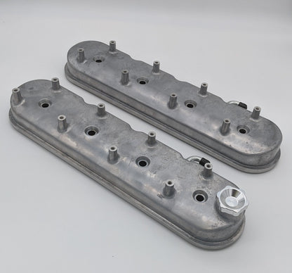 Granatelli Motor Sports Granatelli 96-22 GM LS Tall Valve Cover w/Integral Angled Coil Mounts - Cast Finish