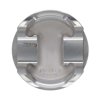 Manley Performance Manley 98+ Subaru WRX (EJ205) 75mm STD Stroke 92.5mm +0.5mm Bore 8.5:1 Dish Piston Set with Rings