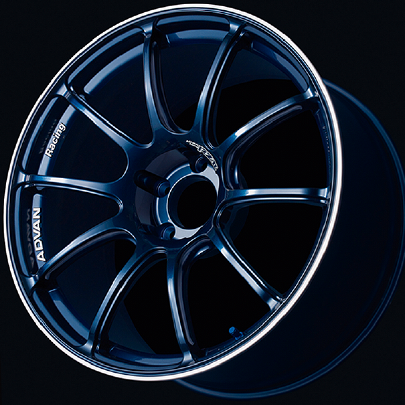 Advan RZII 16x6.5 / +35 Offset / 4x98 / 65mm Bore / Racing Indigo Blue and Ring