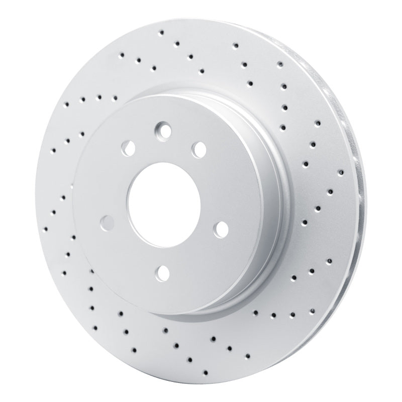 DFC 00-06 Jaguar XKR Rear Drilled GeoSPEC Coated Rotor