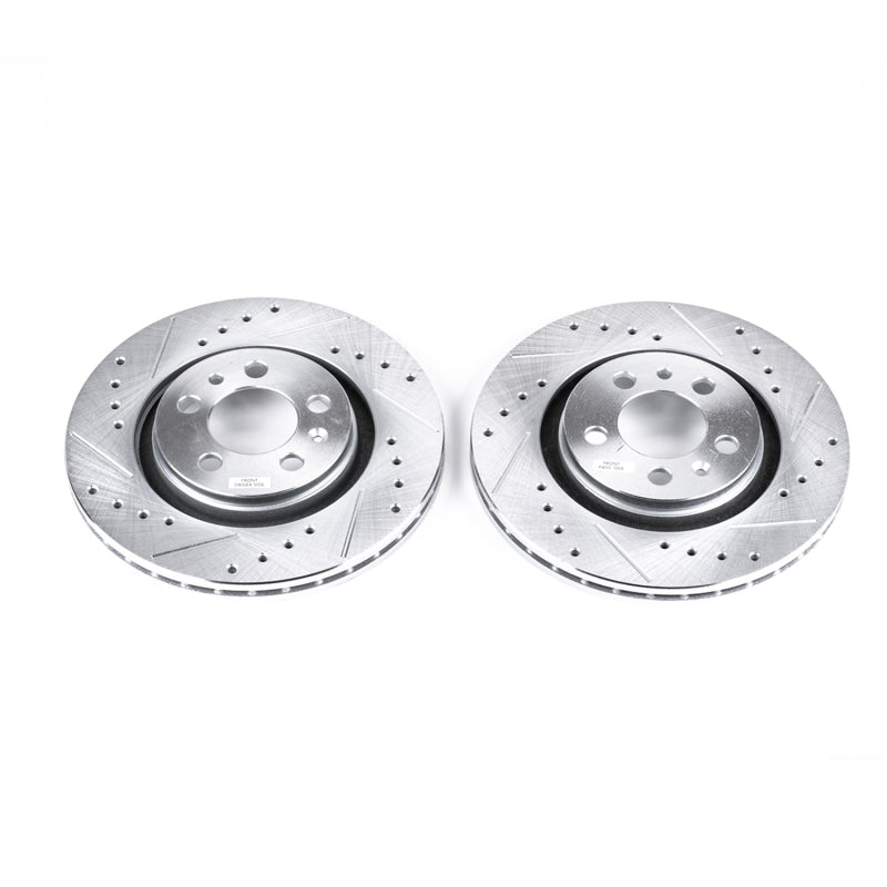 PowerStop Power Stop 98-06 Volkswagen Beetle Front Evolution Drilled & Slotted Rotors - Pair
