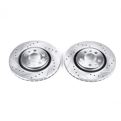 PowerStop Power Stop 98-06 Volkswagen Beetle Front Evolution Drilled & Slotted Rotors - Pair
