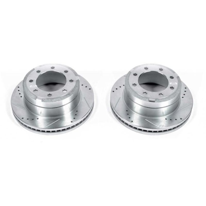 PowerStop Power Stop 13-22 Ford F-350 Super Duty Rear Drilled & Slotted Rotor - Pair