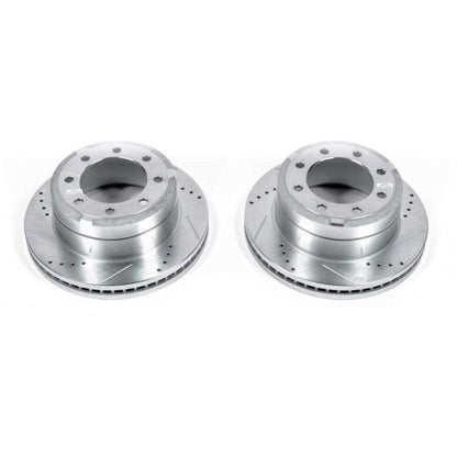 PowerStop Power Stop 13-22 Ford F-350 Super Duty Rear Drilled & Slotted Rotor - Pair