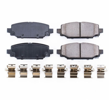 PowerStop Power Stop 18-19 Jeep Wrangler Rear Z17 Evolution Ceramic Brake Pads w/Hardware