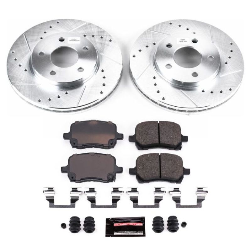 PowerStop Power Stop 04-08 Chevrolet Malibu Front Z23 Evolution Sport Brake Kit