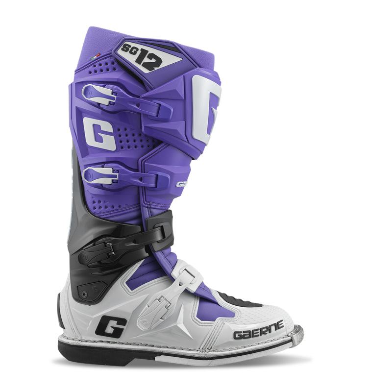 Gaerne SG12 Limited Edition LE Boot Purple/Black/White Size 11