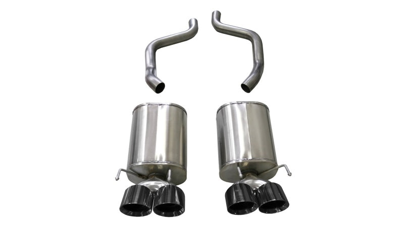 CORSA Performance Corsa 2009-2013 Chevrolet Corvette (C6) 6.2L Black Xtreme Axle-Back Exhaust w/4.5in Tips
