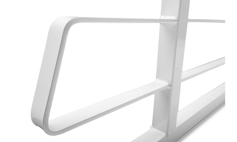 BackRack 09-23 Dodge RAM 1500 w/o RamBx 8ft Bed Original Rack Shortened Frame ONLY (Req. HW) - White