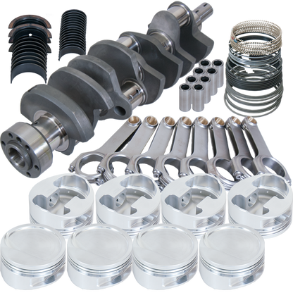 Eagle Chevy 502 1Pc 4.250in Crank 6.385in H-Beam -20cc 4.560in Pistons Rotating Assembly