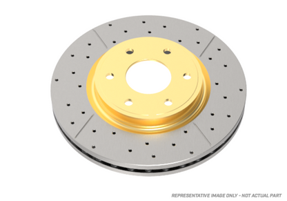 DBA 94-97 Volvo 850 Front Street Drilled & Slotted Rotor
