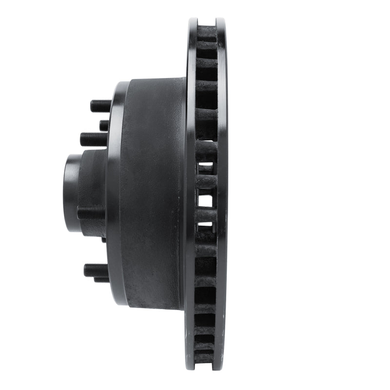 R1 Concepts R1 78-81 Dodge B300 Van (71-74) / B300 (75-80) Front Left Drilled & Slotted Black Brake Rotor