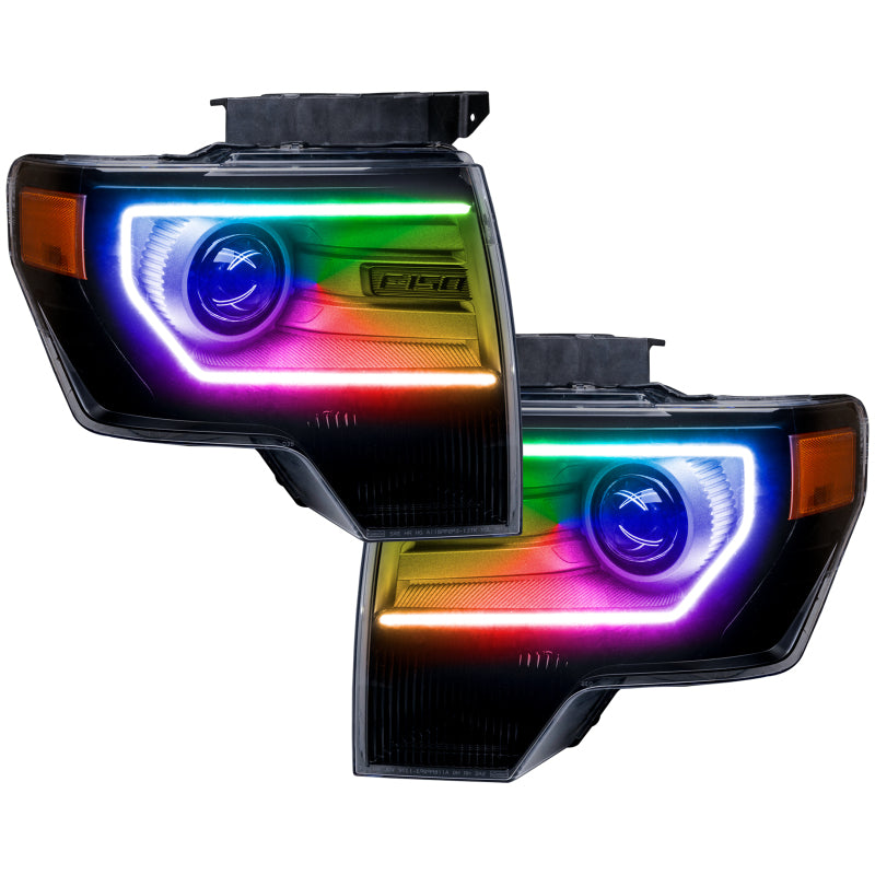 ORACLE Lighting Oracle Ford F-150/Raptor 09-14 Perimeter Halo Kit - ColorSHIFT w/ Simple Controller