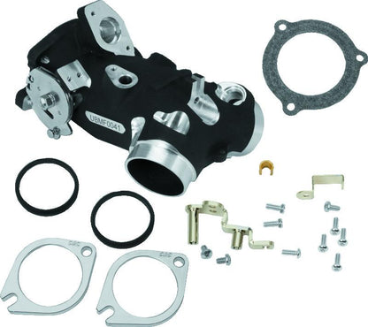 S&S Cycle 2006+ BT Size Code 405 Throttle Body Kit - Wrinkle Black