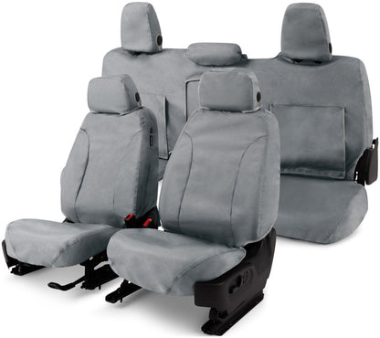 Covercraft 19-20 Ford F-150/19-22 Waterproof Polyester SeatSaver Custom Front Row Seat Covers - Grey