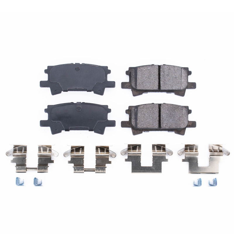PowerStop Power Stop 04-06 Lexus RX330 Rear Z17 Evolution Ceramic Brake Pads w/Hardware