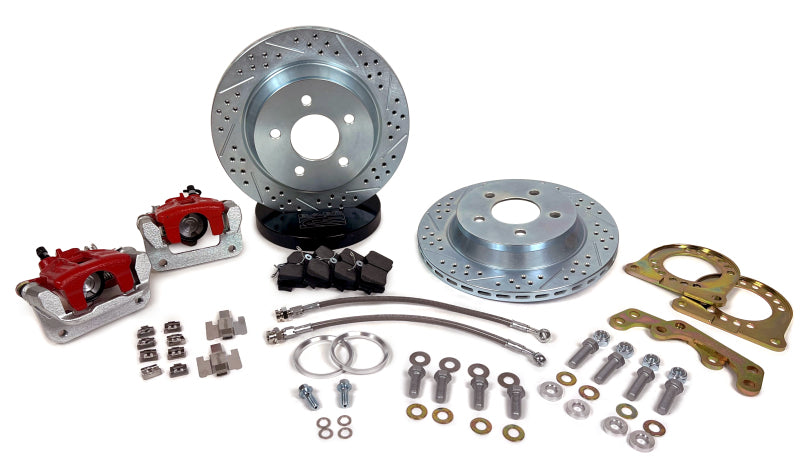 Baer Brakes Ford 9in Late Big/Torino Bearing Housing Ends 11.65in Classic Series Rear Brake Kit