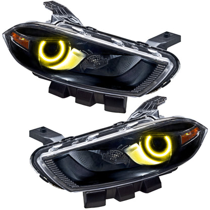 ORACLE Lighting Oracle Dodge Dart 13-16 Halo Kit - ColorSHIFT w/o Controller