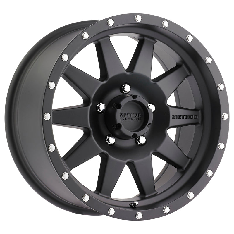 Method Wheels Method MR301 The Standard 17x9 -12mm Offset 5x5.5 108mm CB Matte Black Wheel