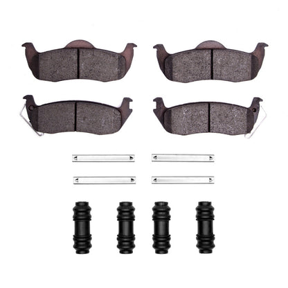 R1 Concepts R1 05-10 Jeep Commander Rear Performance Off-Road/Tow Brake Brake Pads & Hardware Kit