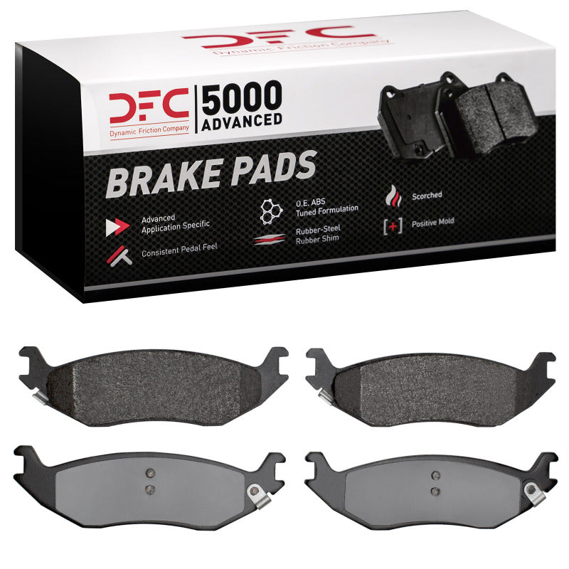 DFC 02-24 Chrysler Aspen Rear 5000 Advanced Semi Metallic Brake Pads