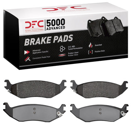 DFC 02-24 Chrysler Aspen Rear 5000 Advanced Semi Metallic Brake Pads