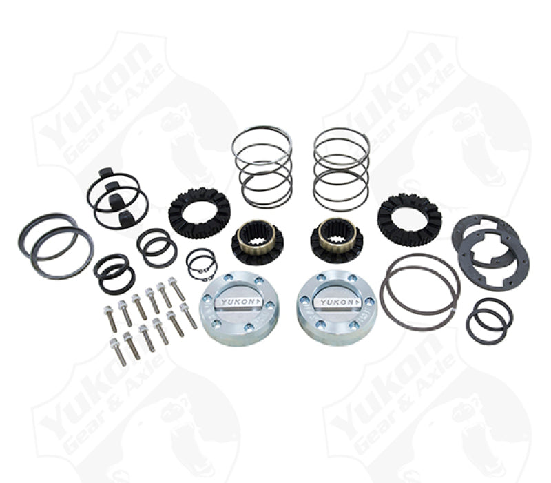 Yukon Gear & Axle Yukon Gear Hardcore Locking Hub Set For GM 8.5in Front & Dana 44 / 19 Spline