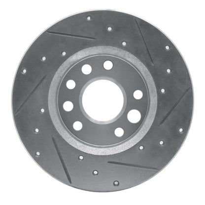 R1 Concepts R1 82-82 Buick SKYHAWK Front Left Drilled & Slotted Silver Brake Rotor