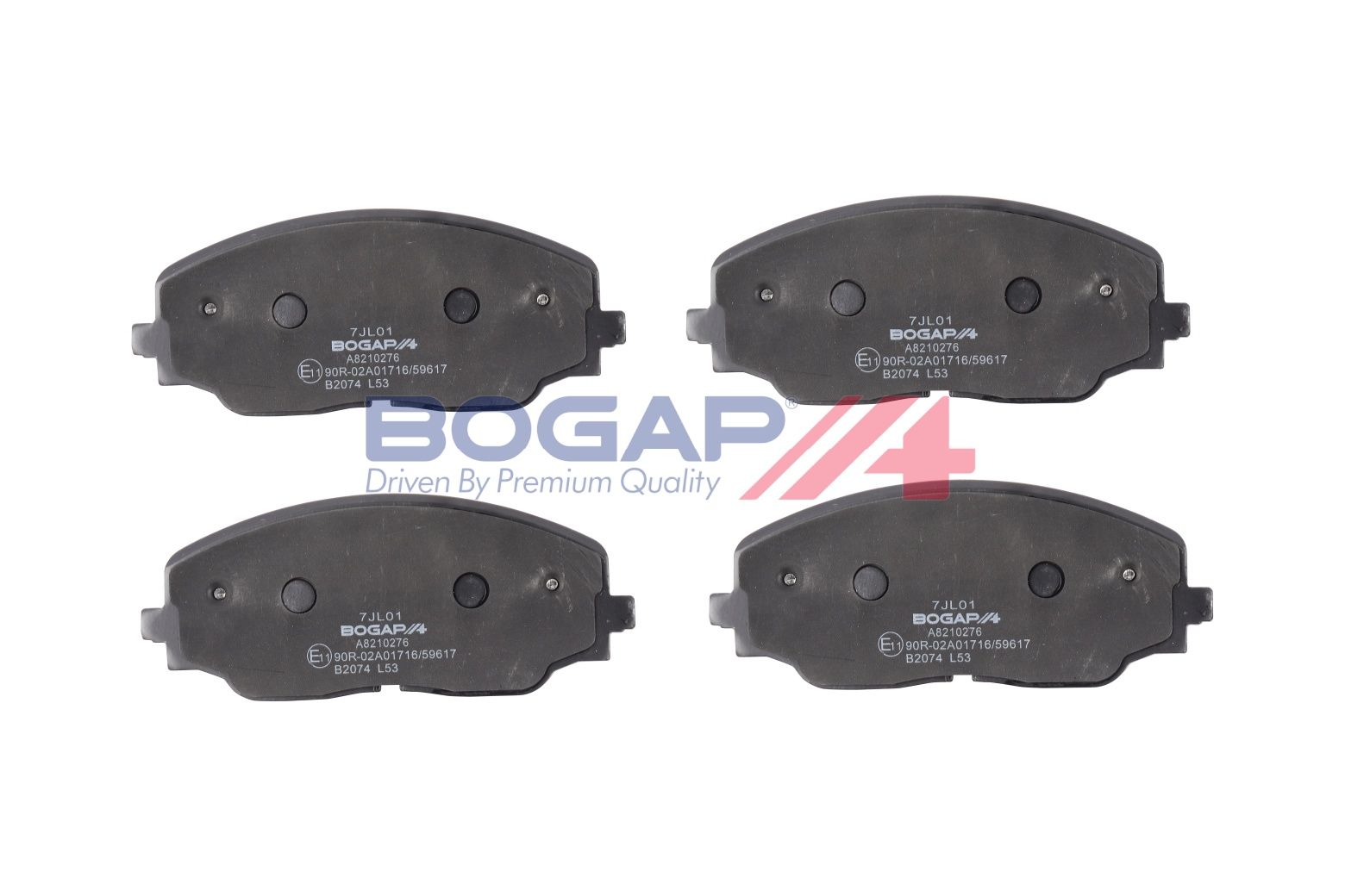 BOGAP A8210276 Brake Pad Set, Disc Brake