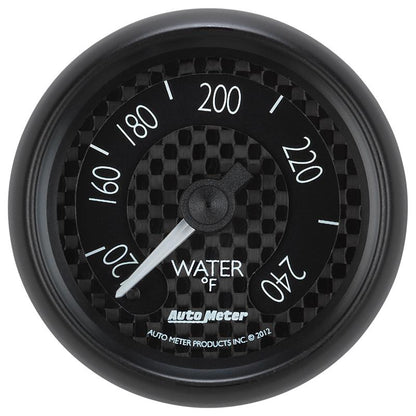 Autometer GT Series 52mm Mechanical 120-240 Deg F Water Temperature Gauge
