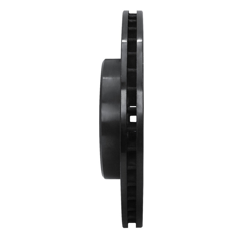 R1 Concepts R1 93-98 Toyota T100 Front Right Drilled & Slotted Black Brake Rotor