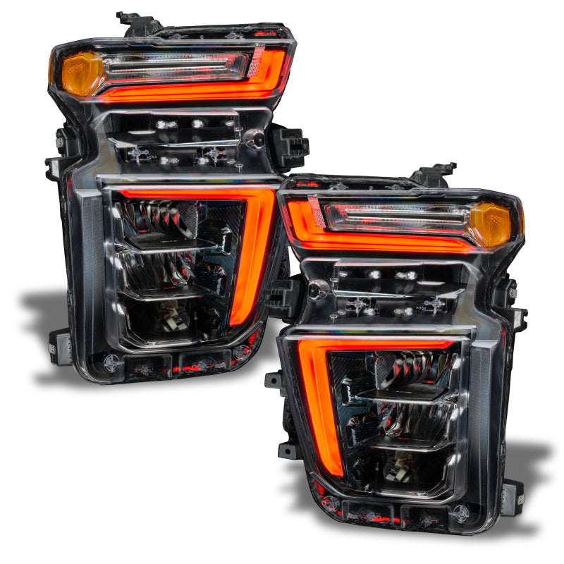 ORACLE Lighting Oracle 2021 Chevy Silverado HD 2500/3500 RGB+W Headlight DRL Upgrade Kit ColorSHIFT 2