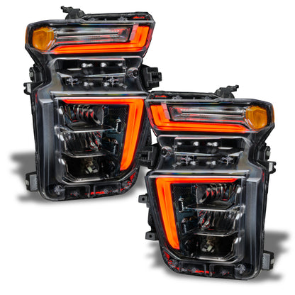 ORACLE Lighting Oracle 2021 Chevy Silverado HD 2500/3500 RGB+W Headlight DRL Upgrade Kit ColorSHIFT 2