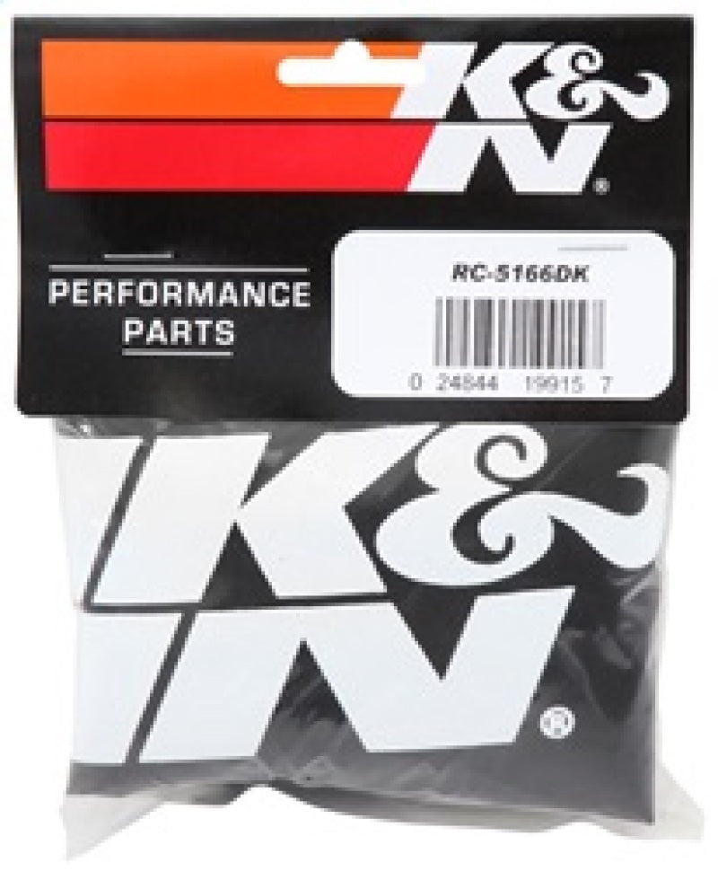 K&N Engineering K&N Round Tapered Drycharger Air Filter Wrap 8in B ID x 6.625in T ID x 10.5in H
