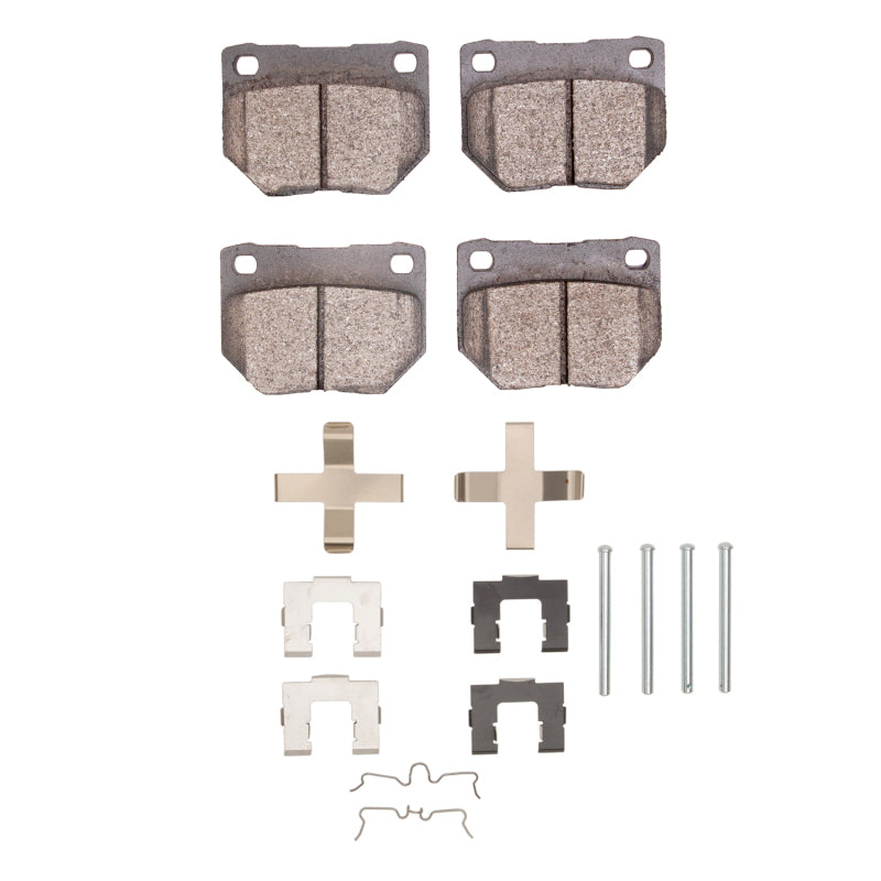 R1 Concepts R1 89-96 Nissan 300ZX Turbo Rear Semi Met Pads & Hardware Kit