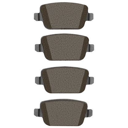 DFC 07-12 Ford Focus RS (Mexico) Rear 5000 Advanced Low Metallic Brake Pads